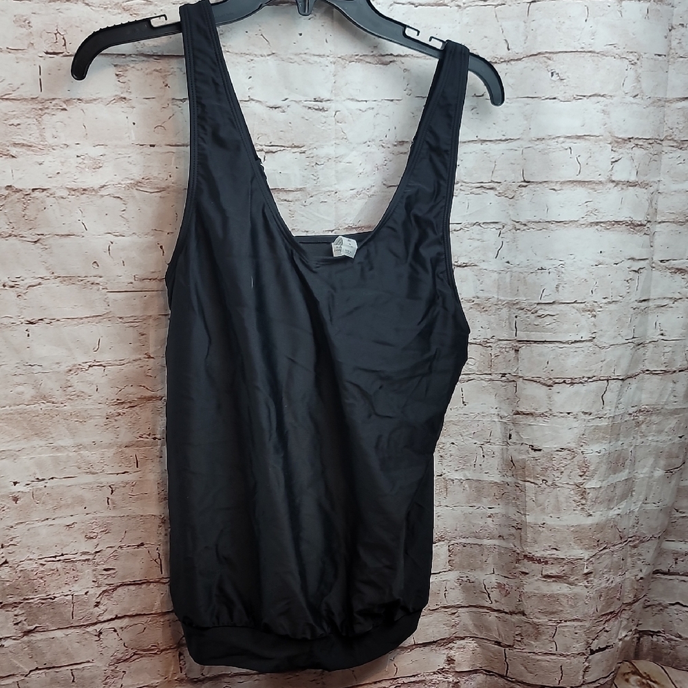 Talisea Tankini Black Swim Top Med New With Tags Nwt